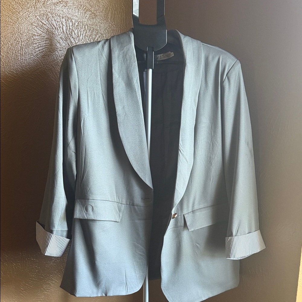 Gray Women's Blazer